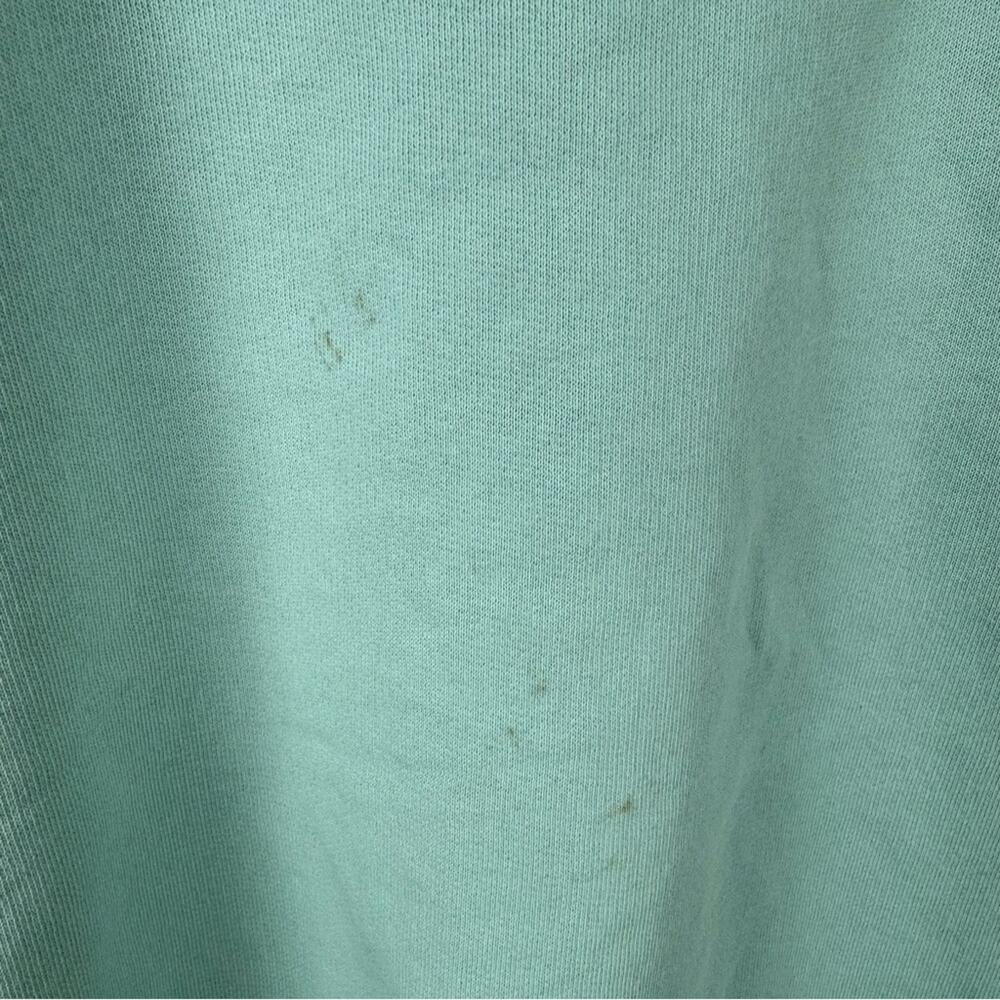 Acne Studios Fairah Face Patch Cotton Sweatshirt Mint Size XXS - Picture 9 of 16